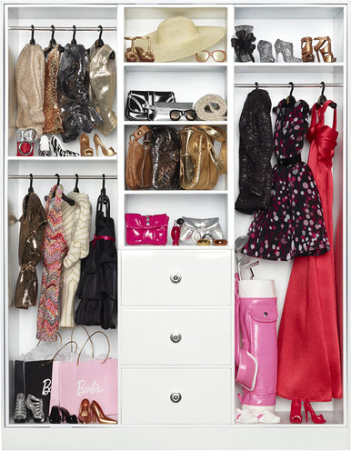 The Barbie Look Wardrobe Closet Barbie Collector Series Mattel Y3354 ...