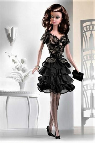 Barbie A Trace of Lace Blonde 500体限定美品 Barbie Doll A Trace Of Lace Silkstone Platinum Label Japan