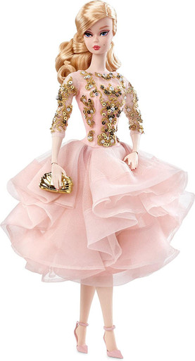 Mattel Barbie Silkstone Bal Gown AA Doll BFMC 2013 #X8275 NRFB Gold