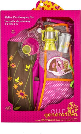 Our Generation "What A Trek" Hiking Gear Set For 18" Dolls - Brand New Adventure Accessories