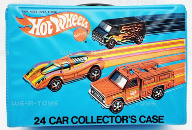 Mattel Hot Wheels 24 Car Collector's Storage Carrying Case 