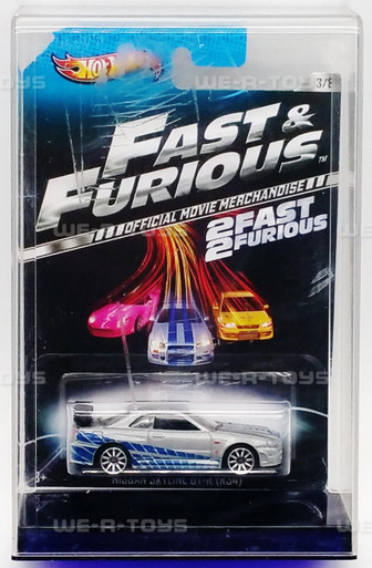 Hot Wheels Fast & Furious Nissan Skyline GT-R (R34) Vehicle Mattel No.  Y2131 NEW