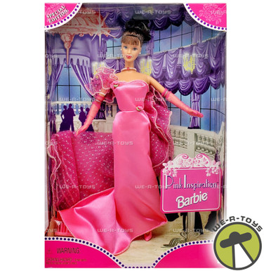 Pink Inspiration Barbie Doll Brunette Special Edition 1998 Mattel