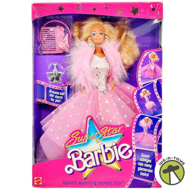 Superstar Barbie Movie Star Barbie Doll 1988 Mattel 1604 - We-R-Toys