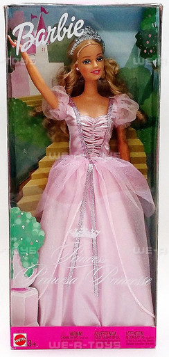 Princess Princesa Princesse Barbie Doll 2002 Mattel #56776 - We-R-Toys