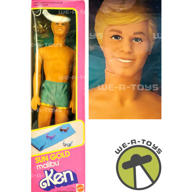 Barbie Sun Gold Malibu Ken Doll Mattel 1983 #1088 NEW - We-R