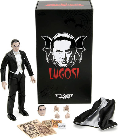 Bela Lugosi as Dracula 6" Scale Deluxe Action Figure Set 2022 Jada Toys ...