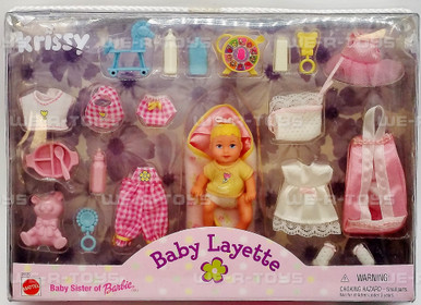 Barbie Baby Krissy Layette 1999 - Mattel - NRFB - Édition Limitée Avec Accessoires