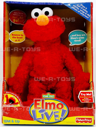 NEW 2008 Elmo Live! Fisher Price Sesame Street (Needs