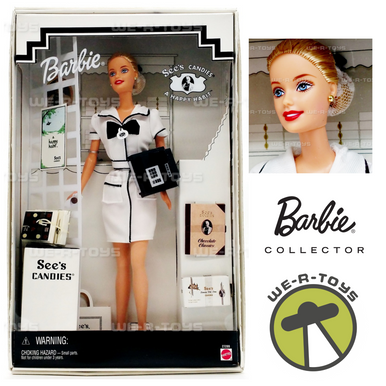 Barbie Doll's First Job See's Candies Salesperson 1999 Mattel 27289