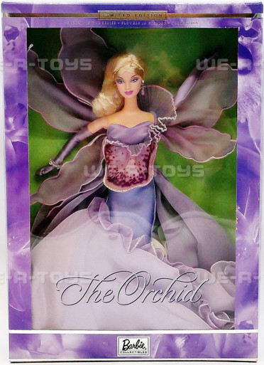 The Orchid Flowers in Fashion Collection Barbie Doll 2000 Mattel #50319