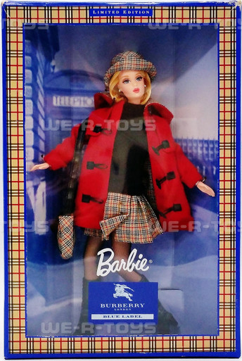 Burberry London Blue Label Limited Edition Barbie Doll 1999 Mattel