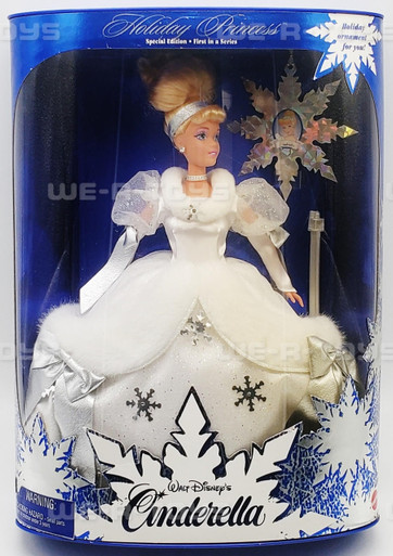 Mattel 1996 Disney Holiday Princess Cinderella Barbie 