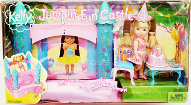 Kelly Sister of Barbie Jumpin' Fun Castle Doll & Play Set Mattel 2002  #56972 NEW