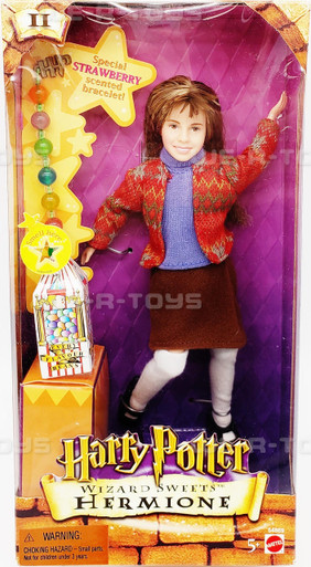 Harry Potter Wizard Sweets Hermione Granger Doll Mattel 2001 #54869 NEW