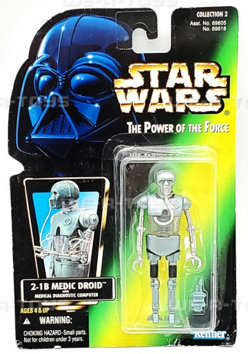 Star Wars Power of the Force Green Card 2-1B Medic Droid Figure