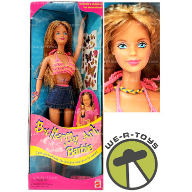 Butterfly Art Barbie Doll 1998 Mattel 20359 - We-R-Toys