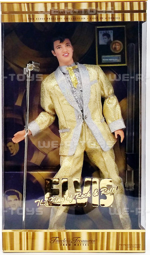 Elvis The King of Rock & Roll Timeless Treasure Doll 2001 Mattel #53869