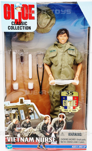 G I Joe Vietnam Nurse Action Figure Classic Collection Hasbro 1999 #81537  NEW