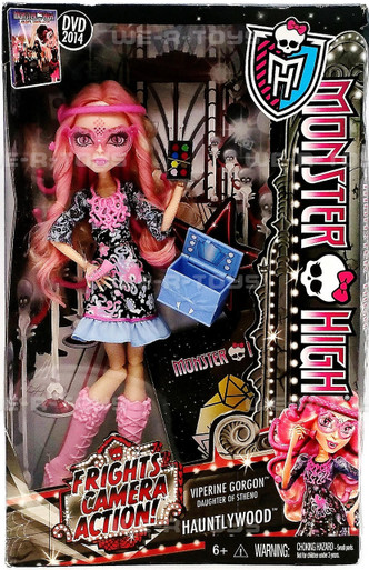 Monster High Doll Viperine Gorgon and Accessories Original Mattel