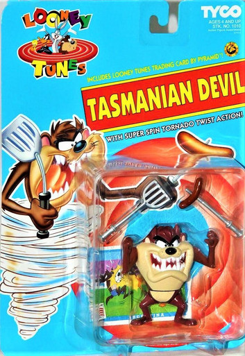 Looney Tunes Tasmanian Devil Action Figure Super Spin Tornado