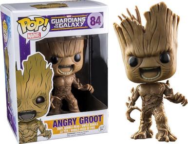 Funko Pop! Marvel 84 Guardians of the Galaxy Angry Groot Vinyl Bobblehead  Figure