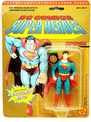洋楽 Ari A. Riyanto-Superman Superman DC Comics Super Heroes Poseable Figure & Kryptonite