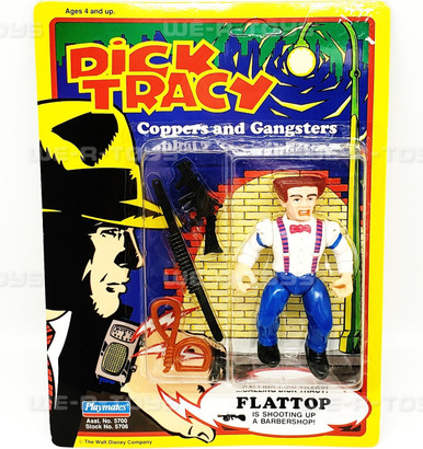 Dick Tracy Coppers and Gangsters Flattop Action Figure Unpunched