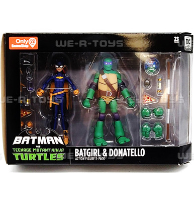 DC Batman vs Teenage Mutant Ninja Turtles Batgirl & Donatello Action Figure  2-Pack 