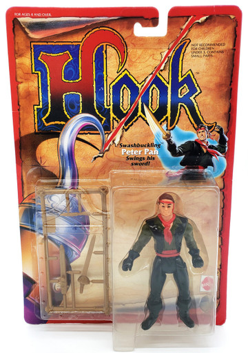 Hook Swashbuckling Peter Pan Action Figure 1991 Mattel 2849 - We-R-Toys