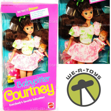 Barbie Babysitter Courtney Best Friend Of Skipper Doll 1990 Mattel #9434  NRFB