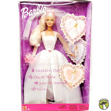 Barbie Wedding Day Doll Multilingual RARE 2002 Mattel #B0290
