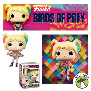 Funko Pop! Heroes 302 Birds of Prey Harley Quinn Caution Tape Vinyl Figure  2019