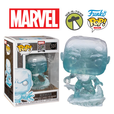 Funko Pop! Marvel – Iceman First Appearance (80e Anniversaire) – Figurine Vinyle 9,5 Cm, Collection Marvel Comics, Cadeau Fan
