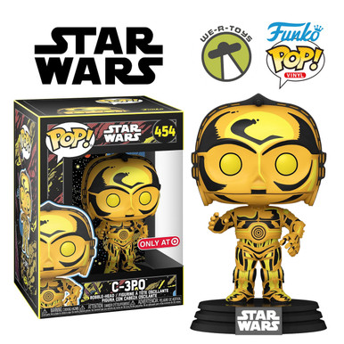 IN HAND FUNKO POP STAR WARS C-3PO RETRO SERIES #454 EXCLUSIVE