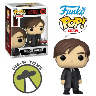 Funko Pop! Movies 1193 The Batman Bruce Wayne in Suit Vinyl Figure - We ...