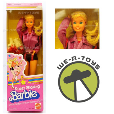 Roller Skating Barbie Doll 1980 Mattel #1880 NRFB - We-R-Toys