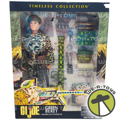 G.I. Joe Timeless Collection 12'' Green Beret Machine Gun Outpost