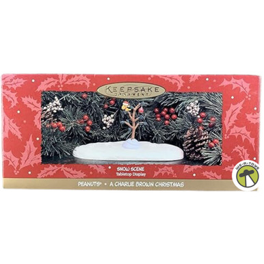 Hallmark Tabletop Display Hallmark Snow Scene Tabletop Display Peanuts a Charlie Brown Christmas ...