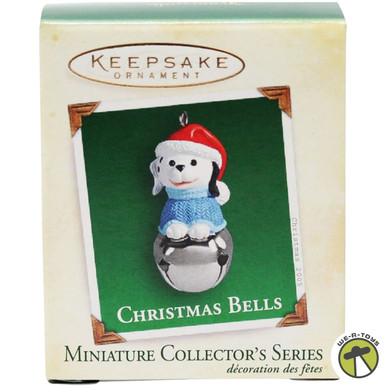 Vintage Hallmark Miniature Ornaments Christmas Bells Set of Six