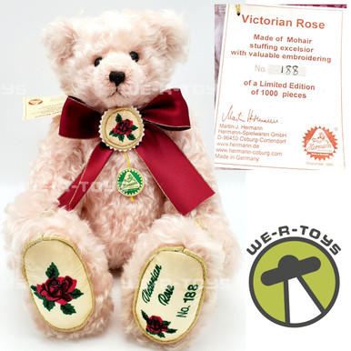 Hermann Teddy Bear Victorian Rose Limited No. 188 of 1000 Mohair