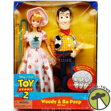 【レア】Toy Story 2 Woody & Bo Peep フィギュアセット Disney Pixar Toy Story 2 Woody & Bo Peep Dolls Gift Set 1999