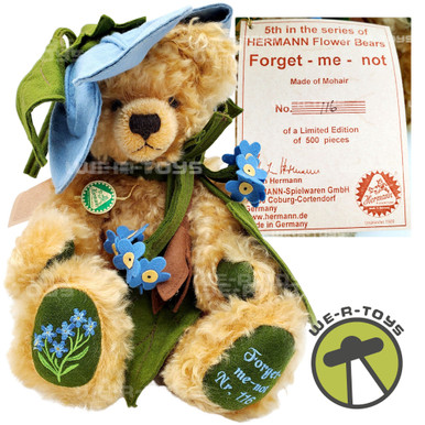 Hermann Teddy Bear Forget Me Not 8th in Flower Bear Series No. 29