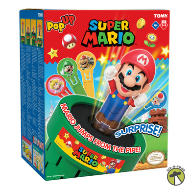 Pop Up Super Mario Family and Preschool Kids Board Game, 2-4 Players,  Suitable for Boys & Girls Ages 4+