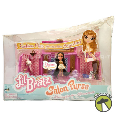 Lil' Bratz Salon Purse Fashion Flair Anywhere Yasmin Doll Playset