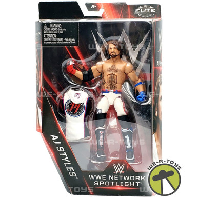 WWE Network Spotlight AJ Styles Elite Collection 2017 Mattel FBJ47