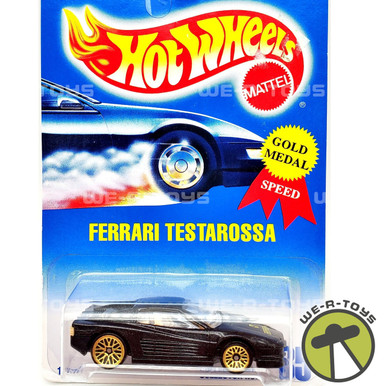 Hot Wheels Ferrari Testarossa No. 35 1991 Black Gold Color