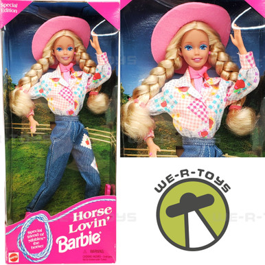 Poupée Barbie Western Horse Lovin' De 1982 - Mattel Vintage (Fabriquée Aux Philippines)