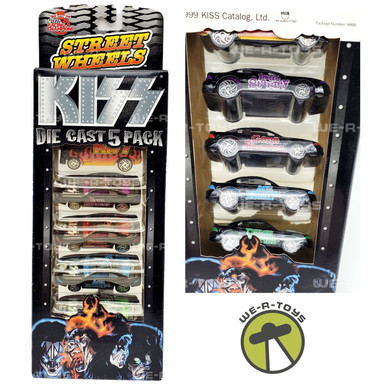 KISS Street Wheels Die-Cast 5 Pack Vehicles Racing Champions 1999
