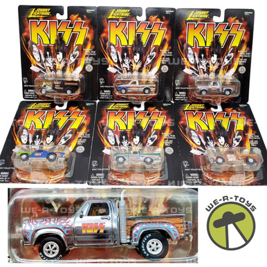 Johnny Lightning KISS Set of 6 Die-Cast Vehicles Different Styles